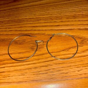 Silver Hoop Earrings